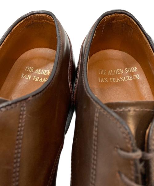 Alden（オールデン）Alden (オールデン) ｼｶﾞｰｷｬｯﾌﾟﾄｩｼｭｰｽﾞ/ｺｰﾄﾞﾊﾞﾝ/24802 ブラウン サイズ:6 1/2の古着・服飾アイテム