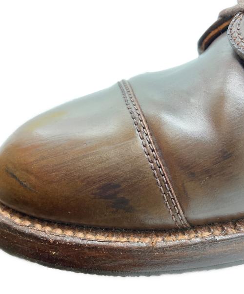 Alden（オールデン）Alden (オールデン) ｼｶﾞｰｷｬｯﾌﾟﾄｩｼｭｰｽﾞ/ｺｰﾄﾞﾊﾞﾝ/24802 ブラウン サイズ:6 1/2の古着・服飾アイテム