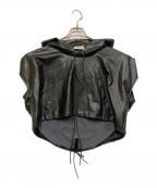 rito structureリト ストラクチャー）の古着「フェイクレザーベスト」｜ブラック