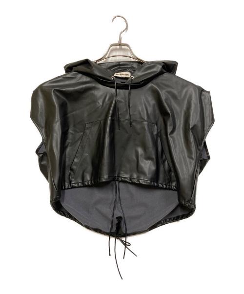 rito structure（リト ストラクチャー）rito structure (リト ストラクチャー) フェイクレザーベスト ブラック サイズ:1の古着・服飾アイテム