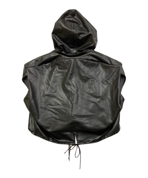 rito structure（リト ストラクチャー）rito structure (リト ストラクチャー) フェイクレザーベスト ブラック サイズ:1の古着・服飾アイテム