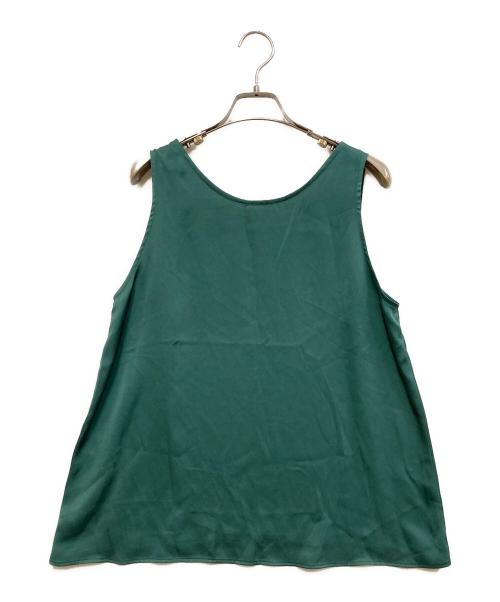 GALLARDA GALANTE（ガリャルダガランテ）GALLARDA GALANTE (ガリャルダガランテ) サテンブラウスセットアップ グリーン サイズ:SIZE Freeの古着・服飾アイテム