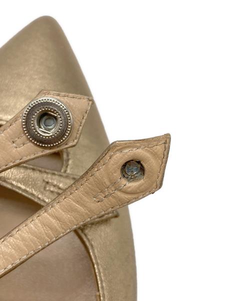 PELLICO（ペリーコ）PELLICO (ペリーコ) プラットフォームパンプス ゴールド サイズ:SIZE 23.5cmの古着・服飾アイテム