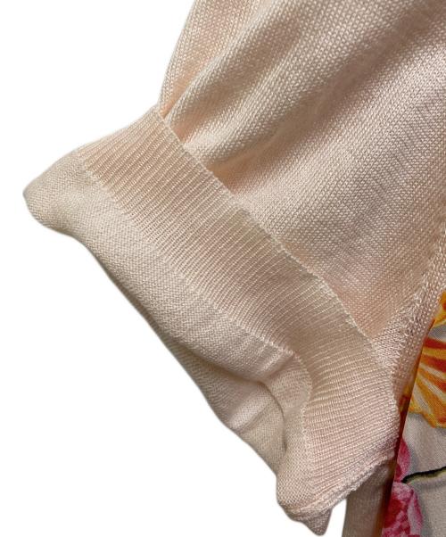 Salvatore Ferragamo（サルヴァトーレ フェラガモ）Salvatore Ferragamo (サルヴァトーレ フェラガモ) 半袖ニット ピンク サイズ:SIZE Lの古着・服飾アイテム