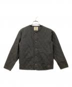 Snow peakスノーピーク）の古着「Quilted Flannel Cardigan」｜グレー