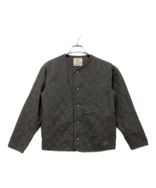 Snow peak（スノーピーク）snow peak (スノーピーク) Quilted Flannel Cardigan グレー サイズ:SIZE 1の古着・服飾アイテム