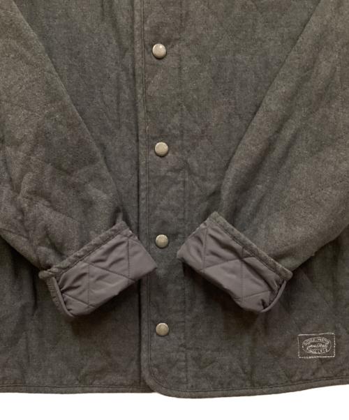 Snow peak（スノーピーク）snow peak (スノーピーク) Quilted Flannel Cardigan グレー サイズ:SIZE 1の古着・服飾アイテム