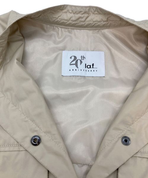 la.f（ラ・エフ）la.f (ラ・エフ) padding shirt アイボリー サイズ:1の古着・服飾アイテム