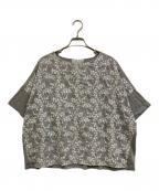 BEARDSLEYビアズリー）の古着「刺繍カットソー」｜グレー