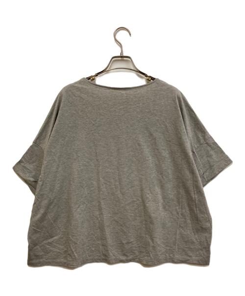 BEARDSLEY（ビアズリー）BEARDSLEY (ビアズリー) 刺繍カットソー グレー サイズ:FREEの古着・服飾アイテム