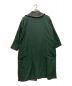 SISAM (シサム) ダブルガーゼ2WAYローブ グリーン×グレー サイズ:FREE 未使用品：3000円