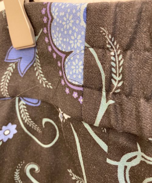 journal standard L'essage（ジャーナルスタンダード レサージュ）journal standard L'essage (ジャーナルスタンダード レサージュ) ヴィンテージフラワーワイドパンツ ブラック サイズ:38 未使用品の古着・服飾アイテム