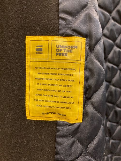 G-STAR RAW（ジースターロゥ）G-STAR RAW (ジースターロゥ) ウールジャケット ブラック サイズ:SIZE Mの古着・服飾アイテム