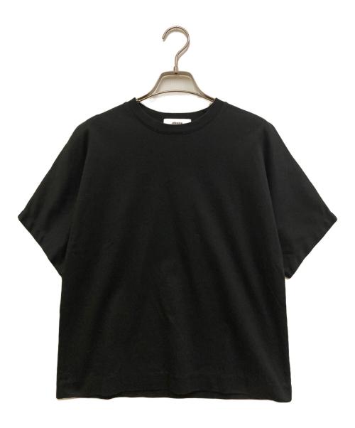 ebure（エブール）EBURE (エブール) 超長綿スーピマコットンTシャツ ブラック サイズ:38の古着・服飾アイテム