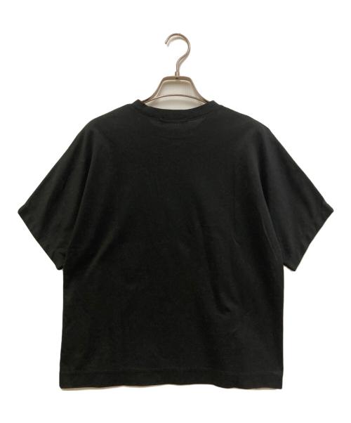 ebure（エブール）EBURE (エブール) 超長綿スーピマコットンTシャツ ブラック サイズ:38の古着・服飾アイテム