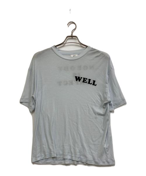 THE SHINZONE（ザ シンゾーン）THE SHINZONE (ザ シンゾーン) シアーロゴTEE スカイブルー サイズ:Fの古着・服飾アイテム