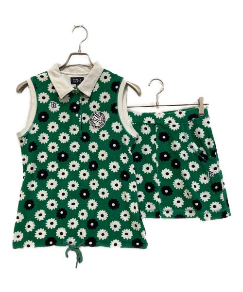 PEARLY GATES（パーリーゲイツ）PEARLY GATES (パーリーゲイツ) セットアップ ホワイト×グリーン サイズ:SIZE 1の古着・服飾アイテム