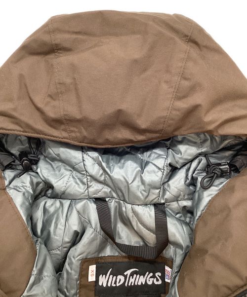 WILD THINGS（ワイルドシングス）WILD THINGS (ワイルドシングス) SYMPATEX PRIMALOFT DENALI JACKET ブラウン サイズ:XSの古着・服飾アイテム