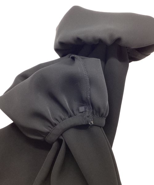 Kaene（カエン）Kaene (カエン) ウォッシャブルフォーマルパールワンピース ブラック サイズ:38の古着・服飾アイテム