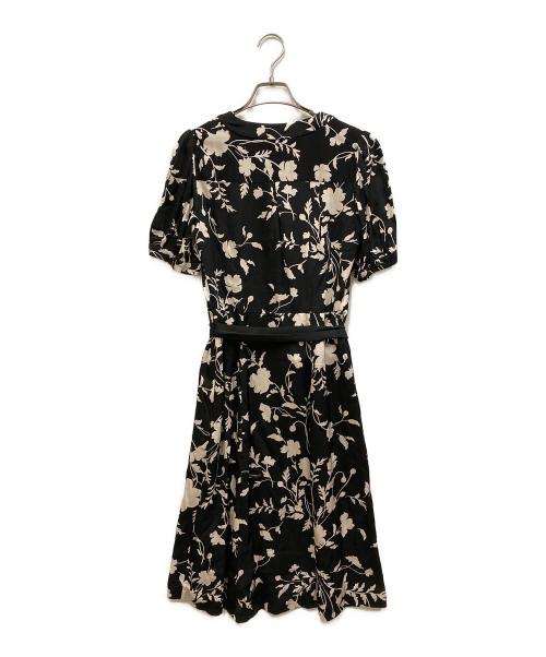 HOBBS（ホッブス）HOBBS (ホッブス) 花柄ワンピース ブラック サイズ:SIZE 36の古着・服飾アイテム