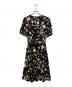 HOBBS (ホッブス) 花柄ワンピース ブラック サイズ:SIZE 36：3000円
