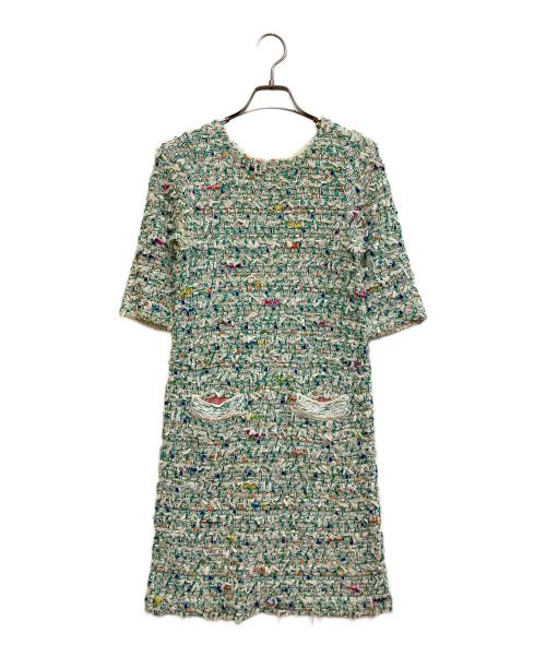 Coohem（コーヘン）Coohem (コーヘン) ツイードワンピース マルチカラー サイズ:表記なしの古着・服飾アイテム