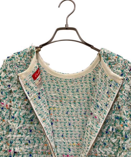 Coohem（コーヘン）Coohem (コーヘン) ツイードワンピース マルチカラー サイズ:表記なしの古着・服飾アイテム