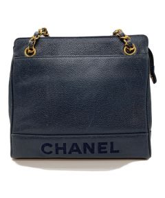 中古・古着通販】CHANEL (シャネル) キャビアスキン チェーントート