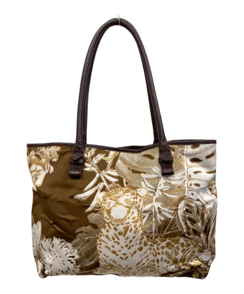 Salvatore Ferragamo（サルヴァトーレ フェラガモ）Salvatore Ferragamo (サルヴァトーレ フェラガモ) ヒョウ柄トートバッグ ブラウン サイズ:表記なしの古着・服飾アイテム
