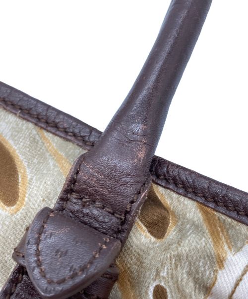Salvatore Ferragamo（サルヴァトーレ フェラガモ）Salvatore Ferragamo (サルヴァトーレ フェラガモ) ヒョウ柄トートバッグ ブラウン サイズ:表記なしの古着・服飾アイテム