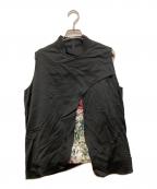 AKIRA NAKAアキラナカ）の古着「ノースリーブブラウス」｜ブラック