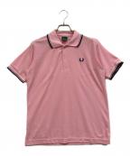 FRED PERRYフレッドペリー）の古着「ポロシャツ」｜ピンク