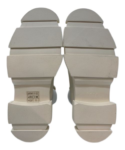 both（ボース）both (ボース) GAOプラットフォームコンバットブーツ アイボリー サイズ:SIZE 23の古着・服飾アイテム