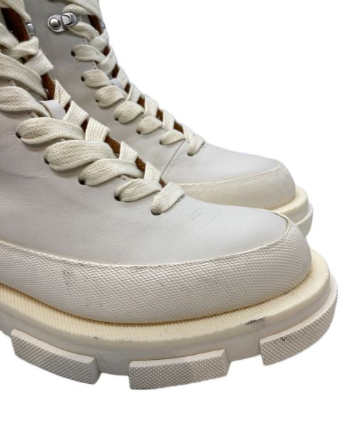 both（ボース）both (ボース) GAOプラットフォームコンバットブーツ アイボリー サイズ:SIZE 23の古着・服飾アイテム