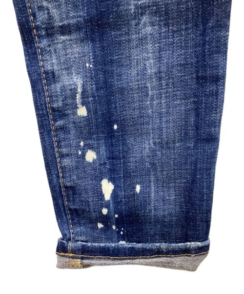 DSQUARED2（ディースクエアード）DSQUARED2 (ディースクエアード) DISTRESSED JENNIFER JEANS ブルー サイズ:36の古着・服飾アイテム