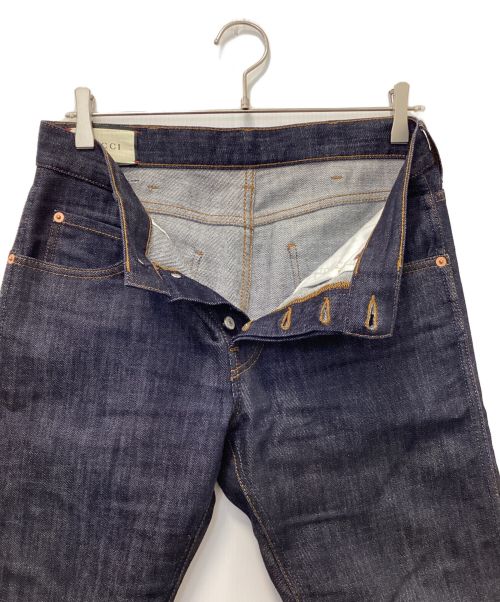 GUCCI（グッチ）GUCCI (グッチ) ストレートデニムパンツ インディゴ サイズ:30の古着・服飾アイテム