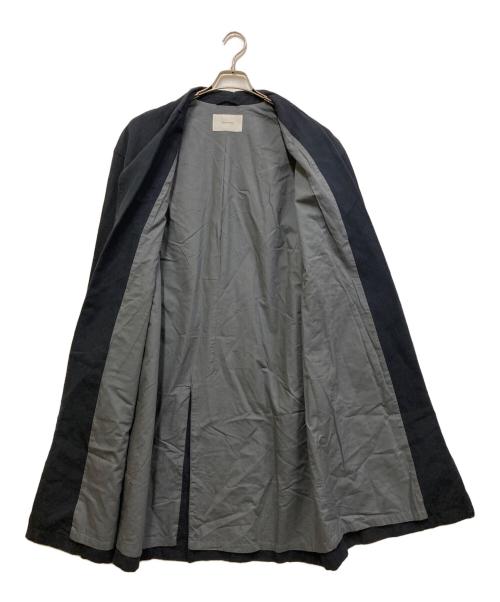 FRAMeWORK（フレームワーク）FRAMeWORK (フレームワーク) 綿麻ポプリンコート ネイビー サイズ:表記なしの古着・服飾アイテム
