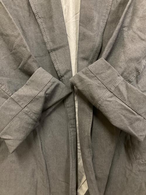 FRAMeWORK（フレームワーク）FRAMeWORK (フレームワーク) 綿麻ポプリンコート ネイビー サイズ:表記なしの古着・服飾アイテム