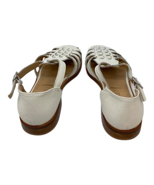 PASCUCCI（パスクッチ）PASCUCCI (パスクッチ) グルカサンダル ホワイト サイズ:24の古着・服飾アイテム