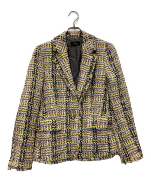 JOSEPH（ジョゼフ）JOSEPH (ジョゼフ) モヘアブレンドツイードジャケット マルチカラー サイズ:36の古着・服飾アイテム