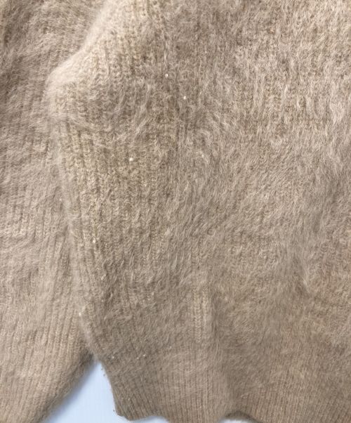 Aga（アーガ）Aga (アーガ) シャギーニット ベージュ サイズ:不明の古着・服飾アイテム