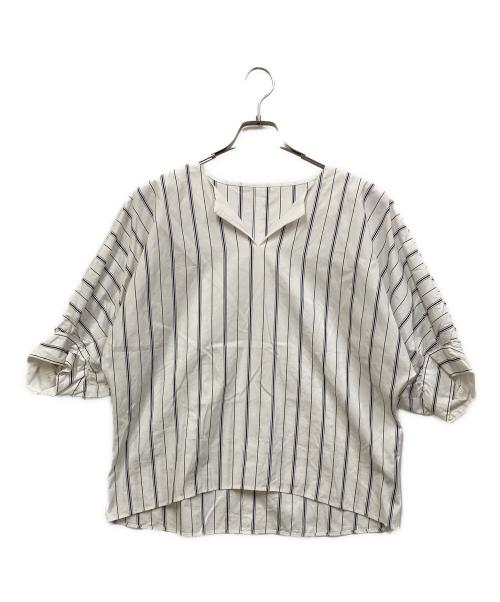 ADORE（アドーア）ADORE (アドーア) クリスピーコットンブラウス ホワイト サイズ:38の古着・服飾アイテム