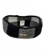 stussyステューシー）の古着「ヘアバンド」｜ブラック×グレー