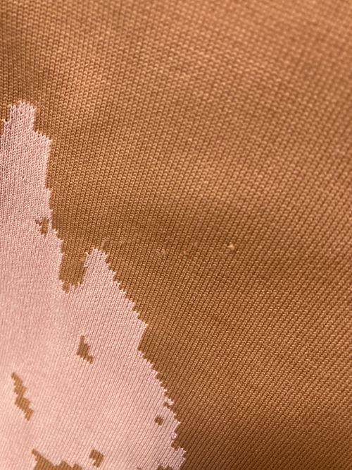 DIESEL（ディーゼル）DIESEL (ディーゼル) 総柄サイドジップニット ピンク サイズ:SIZE Sの古着・服飾アイテム