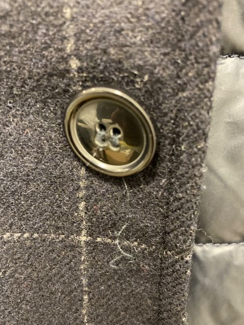 add（エーディーディー）add (エーディーディー) ダウンチェスターコート ネイビー サイズ:SIZE 44の古着・服飾アイテム