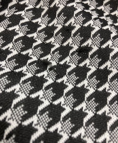 BEAMS GOLF（ビームスゴルフ）BEAMS GOLF (ビームスゴルフ) 千鳥格子ストレッチパンツ ホワイト×ブラック サイズ:SIZE　Lの古着・服飾アイテム