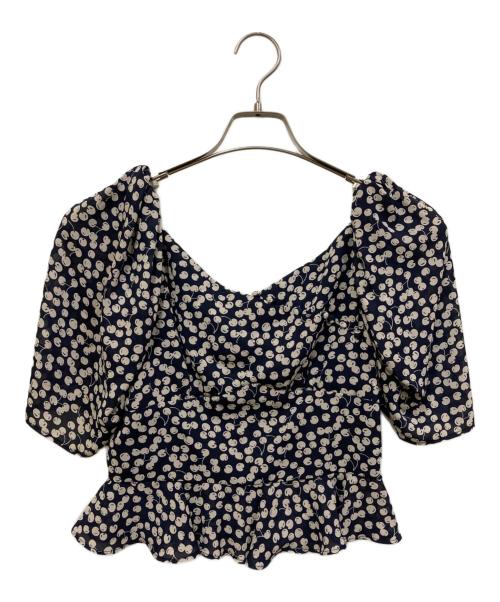 HER LIP TO（ハーリップトゥ）HER LIP TO (ハーリップトゥ) チェリーセットアップワンピース ネイビー サイズ:Mの古着・服飾アイテム