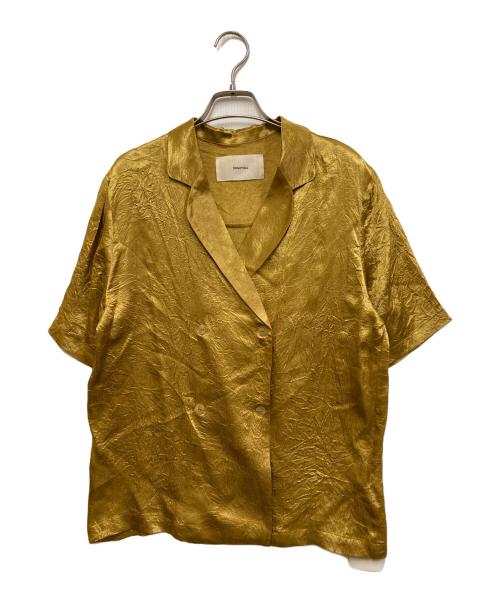 TODAYFUL（トゥデイフル）TODAYFUL (トゥデイフル) Crepe Satin Shirts イエロー サイズ:FREE 未使用品の古着・服飾アイテム