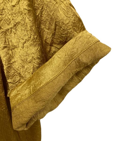 TODAYFUL（トゥデイフル）TODAYFUL (トゥデイフル) Crepe Satin Shirts イエロー サイズ:FREE 未使用品の古着・服飾アイテム