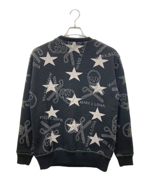 MARK&LONA（マークアンドロナ）MARK&LONA (マークアンドロナ) Wind Stopper Crew Knit ブラック サイズ:SIZE 46の古着・服飾アイテム